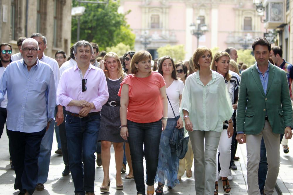 Cospedal en un acto con Nuevas Generaciones del PP valenciano