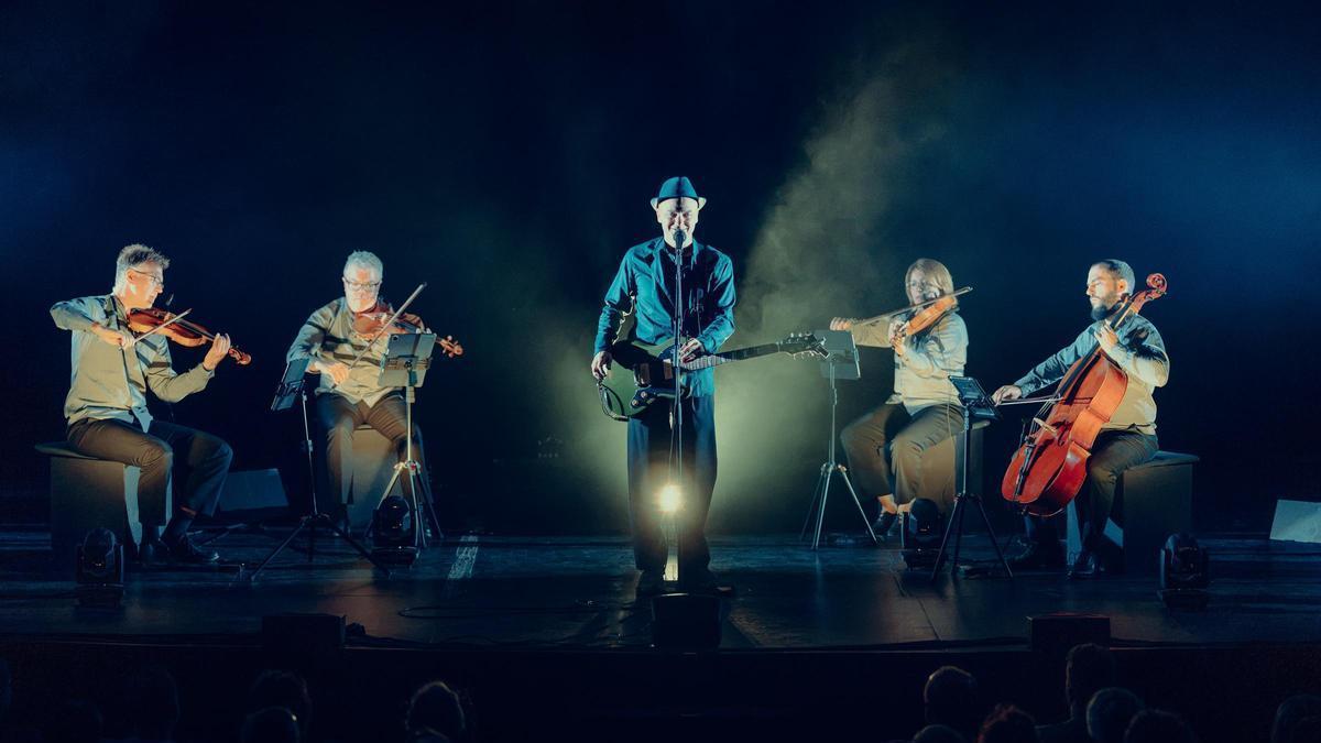 El concert de Marc Parrot i el Quartet Brossa al Festival Porta Ferrada, a Sant Feliu de Guíxols.