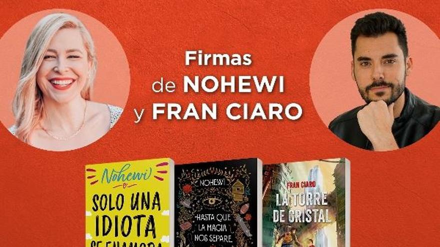 Nohewi firmará Hasta que la magia nos separe y Fran Ciaro firmará La torre de cristal