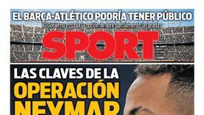 La portada de SPORT del 28/04/21