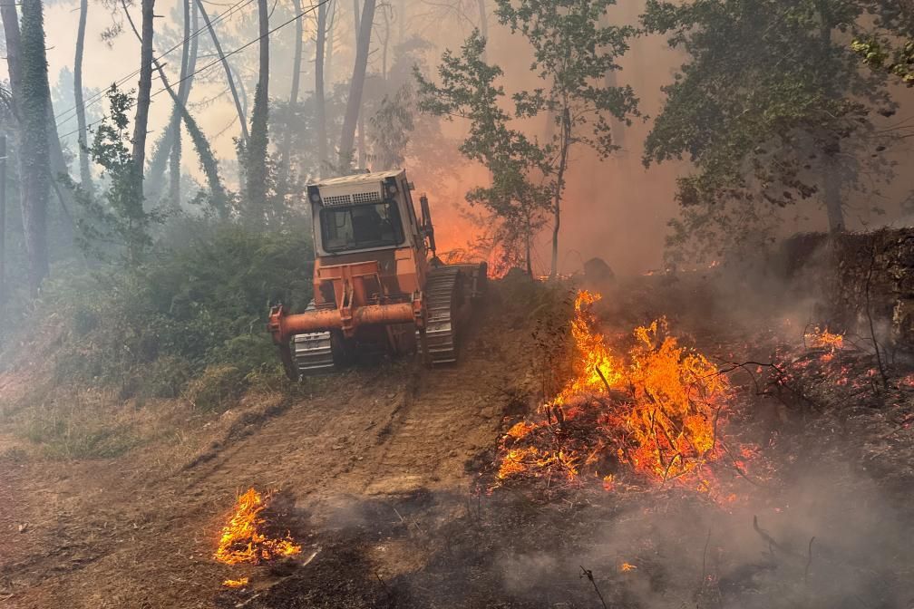 Los incendios sacuden Galicia