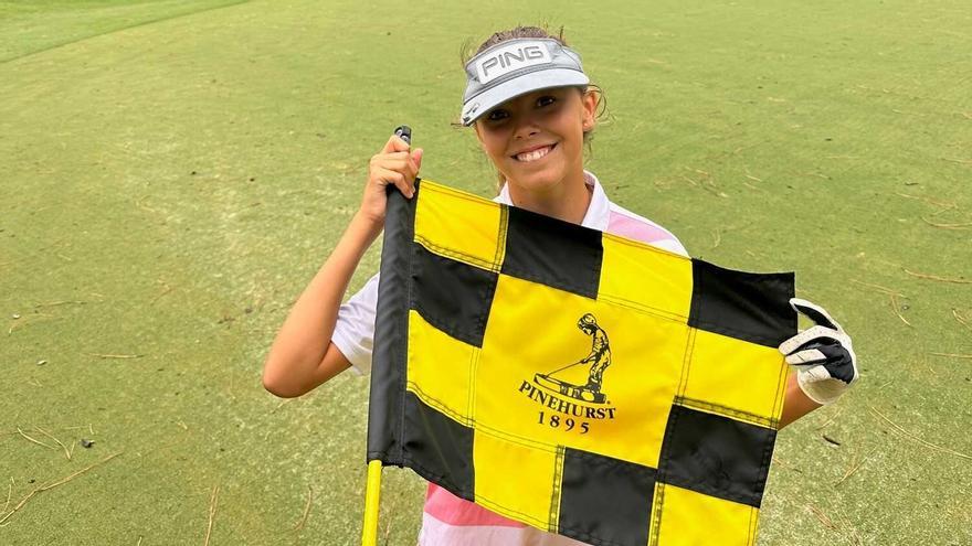 La jove golfista empordanesa Txell Alós destaca al mundial aleví