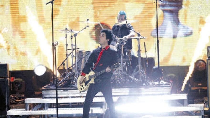 &quot;Green Day&quot; en la gala de la Música Americana.