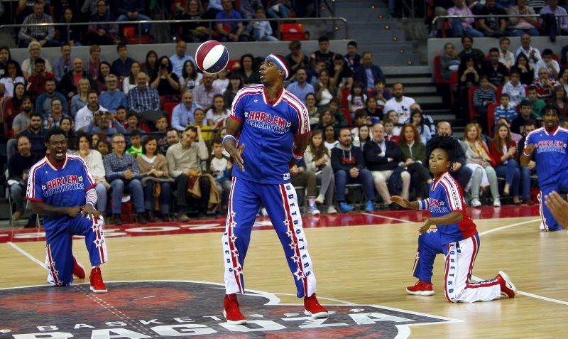 La exhibición de los Globetrotters cautivó al pabellón Príncipe Felipe