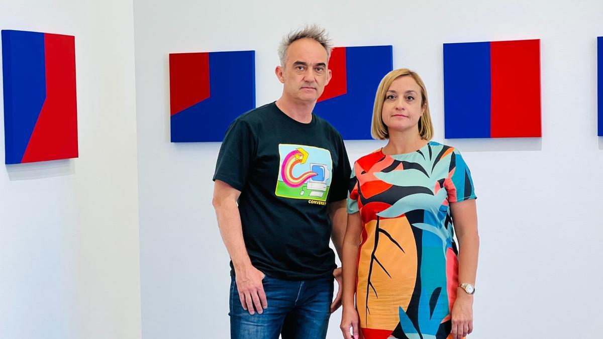 Pablo San José y Cynthia Viera (PSJM) en Santa Monica con su exposición 'Democracia Americana'