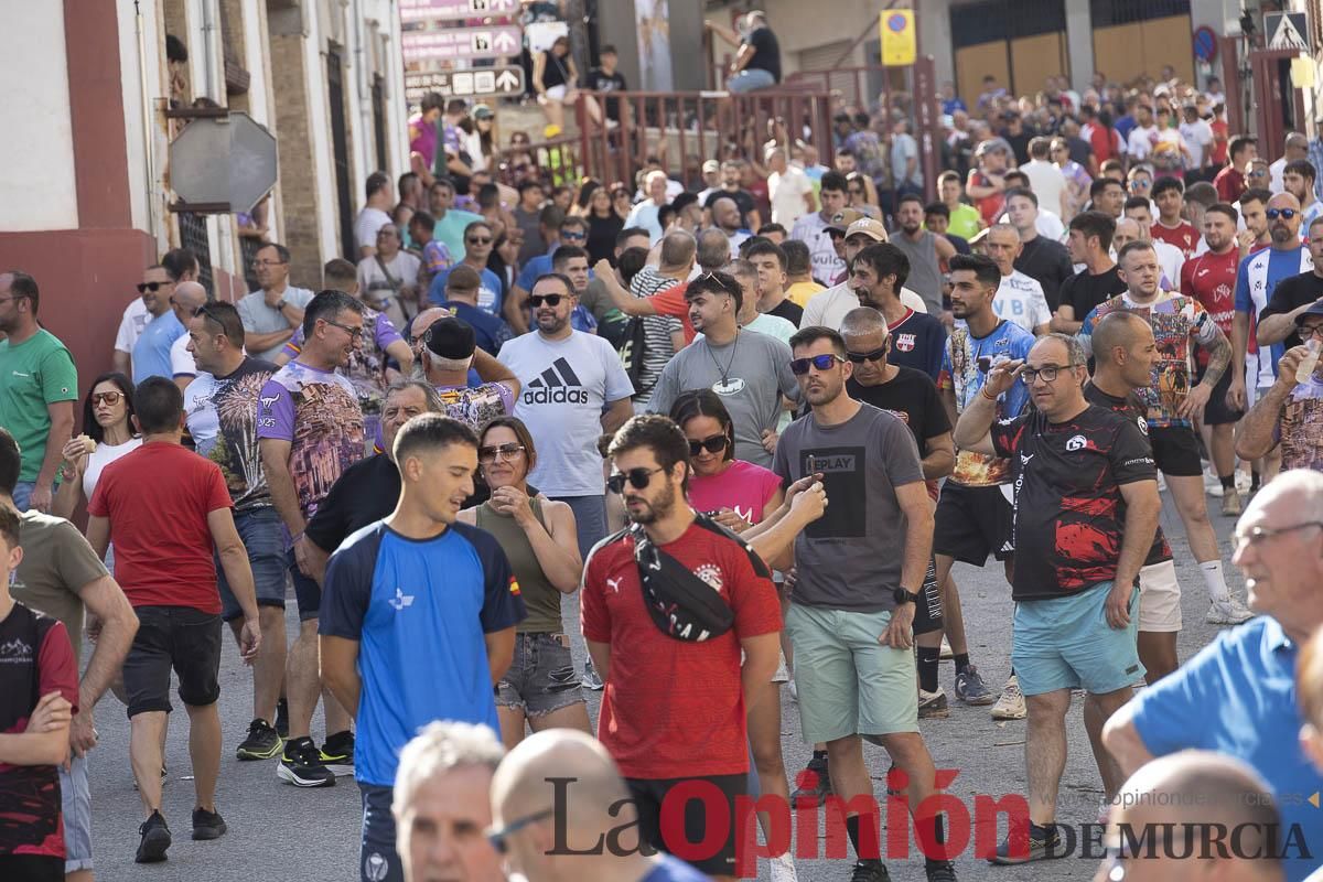 El segundo encierro de las Fiestas de Moratalla se salda con un herido