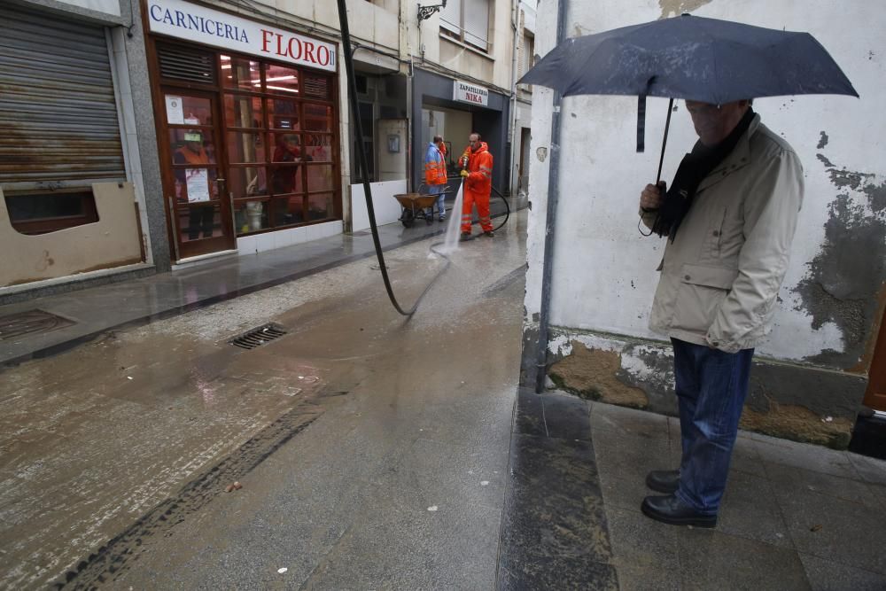 El temporal deja huella en la costa gozoniega