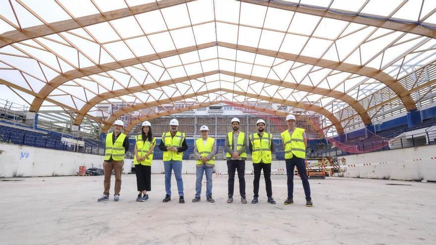 Avance de las obras del Centro Insular de Deportes de Gran Canaria