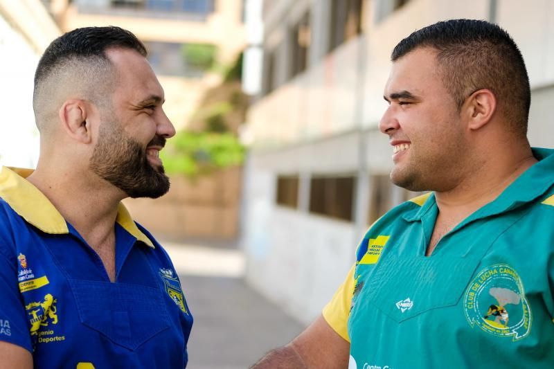 19-06-18. LAS PALMAS DE GRAN CANARIA.  Reportaje de lucha canaria. Representantes del Maninidra y del Gáldar analizarán la final del viernes. FOTO: JOSÉ CARLOS GUERRA.  | 19/06/2018 | Fotógrafo: José Carlos Guerra