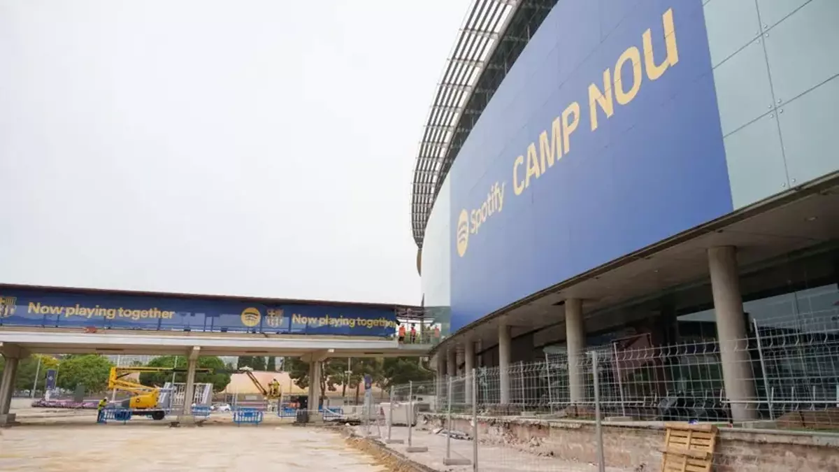 Así van las impresionantes demoliciones de las obras del Camp Nou