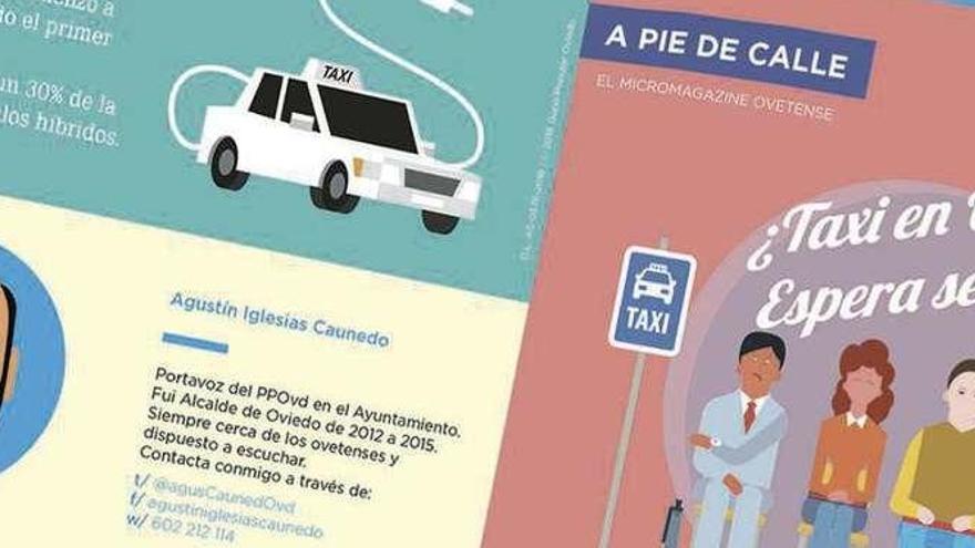 campaña a favor del taxi.