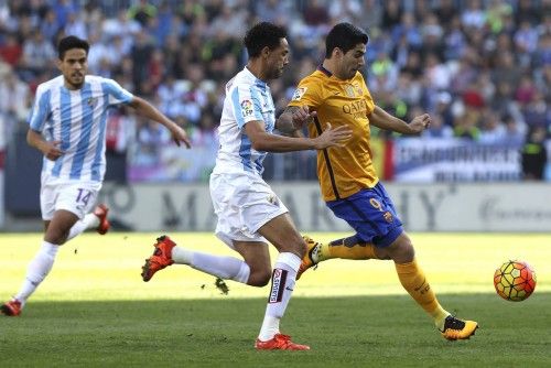 Imágenes del partido entre Málaga y Barcelona