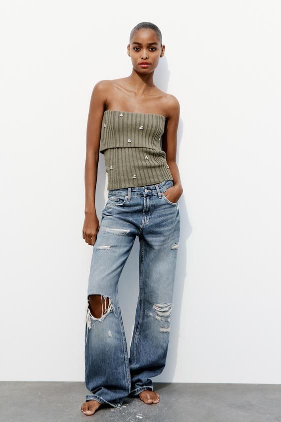 Jeans 'wide leg' de Zara
