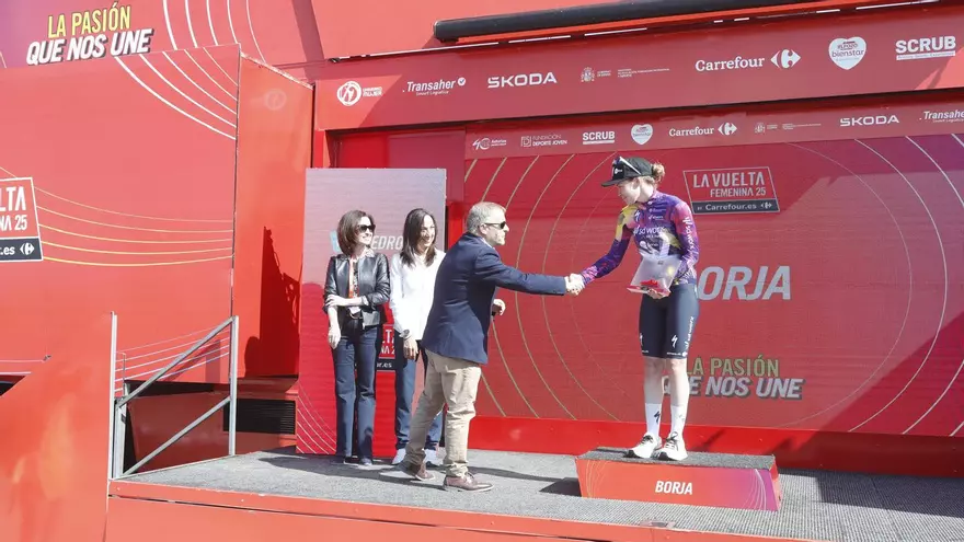 Borja vibra con la emoción de La Vuelta Femenina