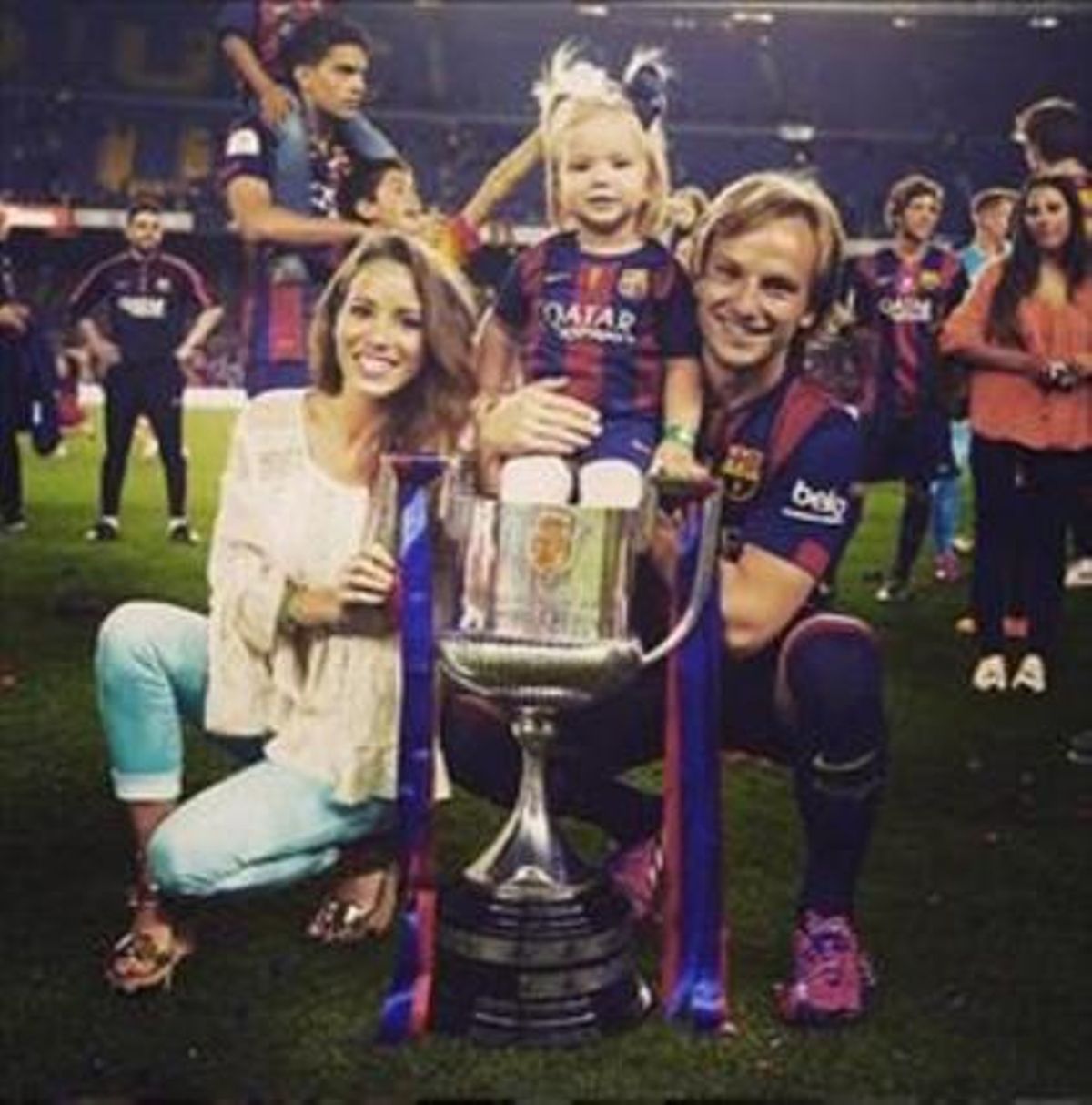 Raquel, Althea i Ivan, amb la Copa del Rei. Raquel, Althea i Ivan, amb la Copa del Rei.