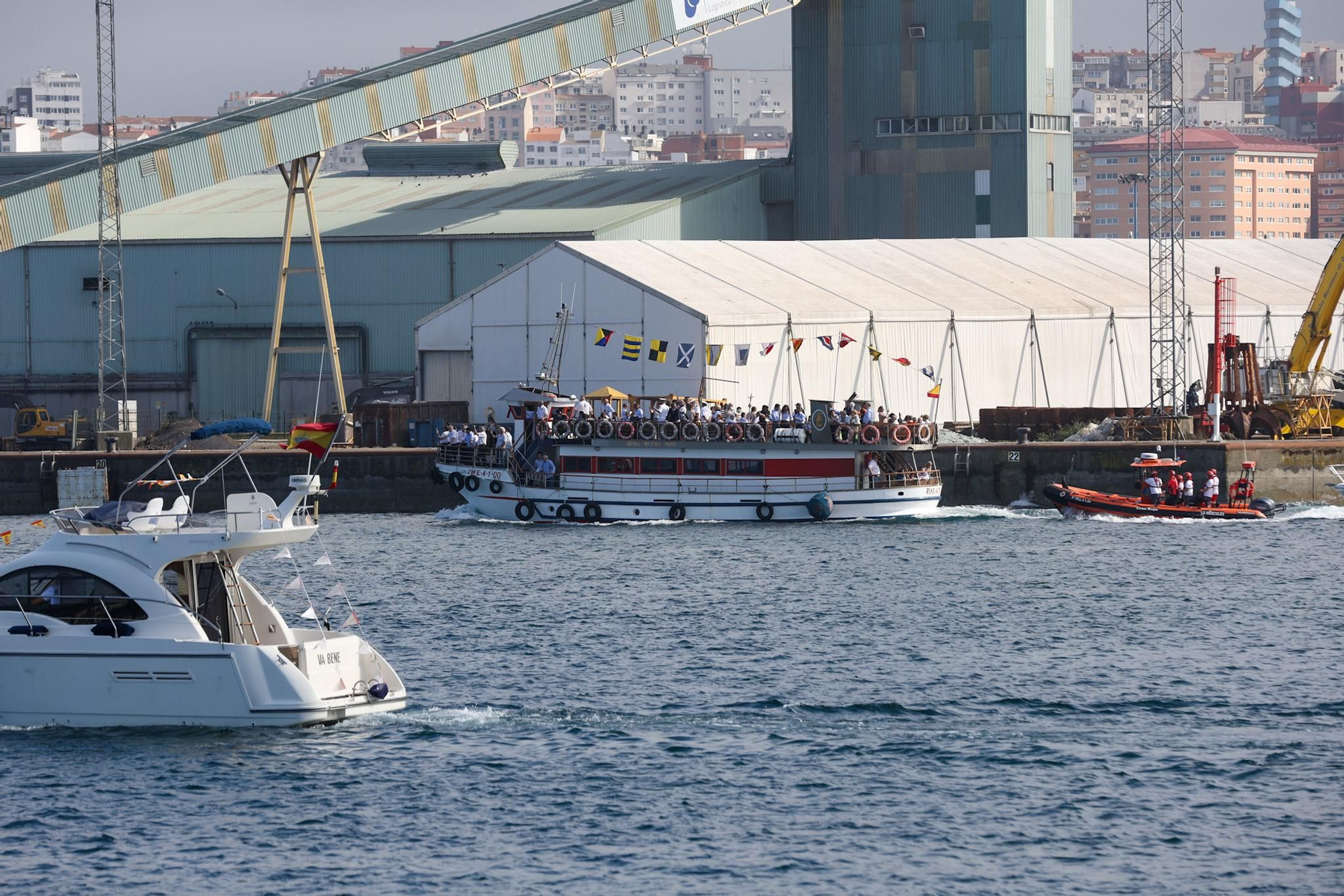 Procesión de la Virgen del Carmen en A Coruña