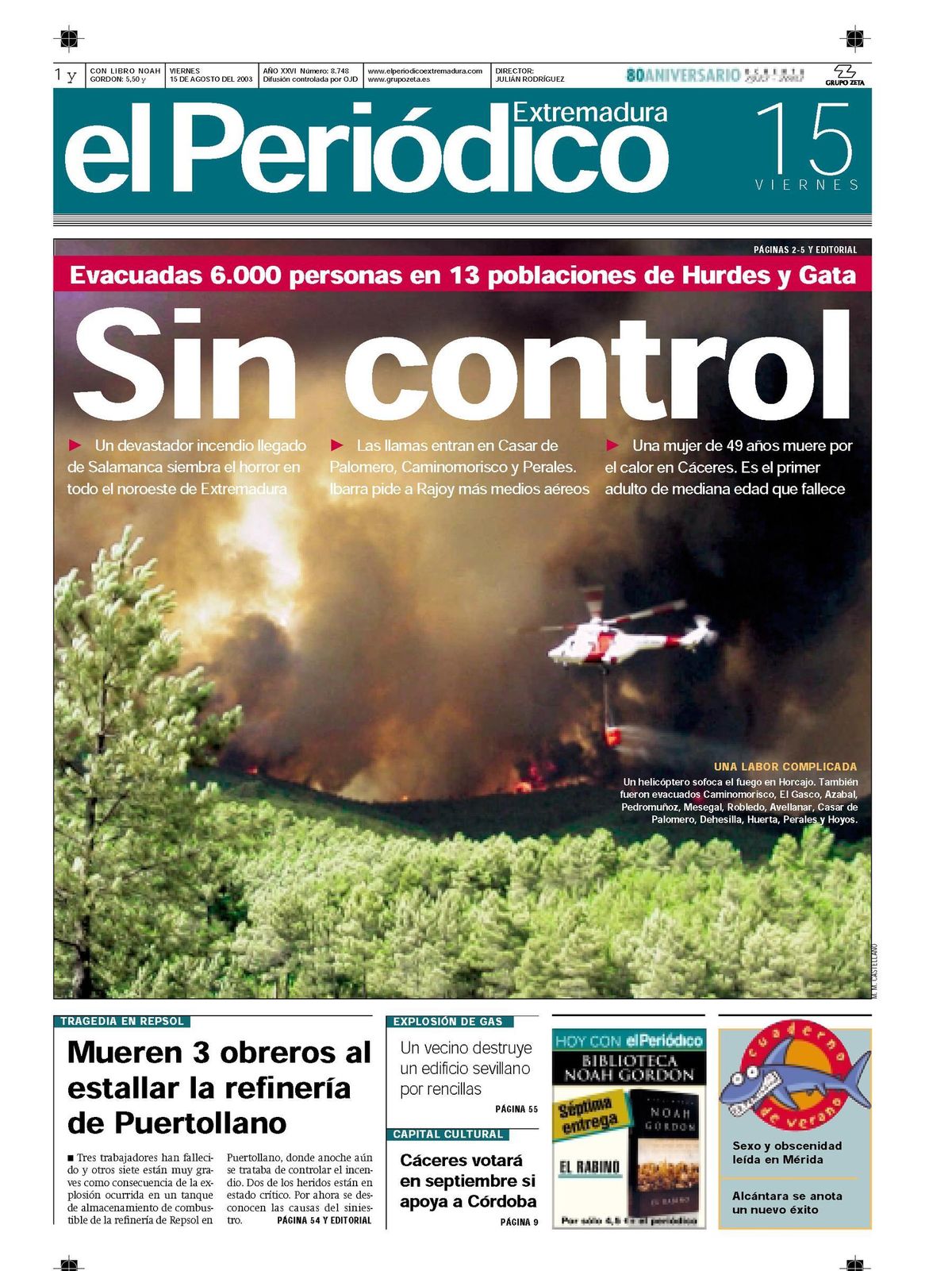 Portada de 2003.