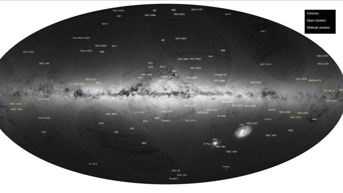 imagen de la via lactea completa