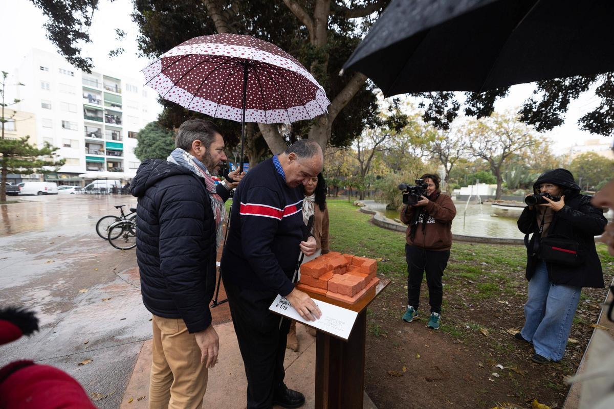 Todas las fotos de la presentación de las mejoras de accesibilidad del mausoleo romano en el Parque de la Paz