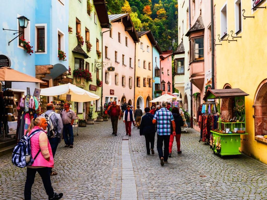 Calles de Rattenberg, pueblo de Tirol del Sur.