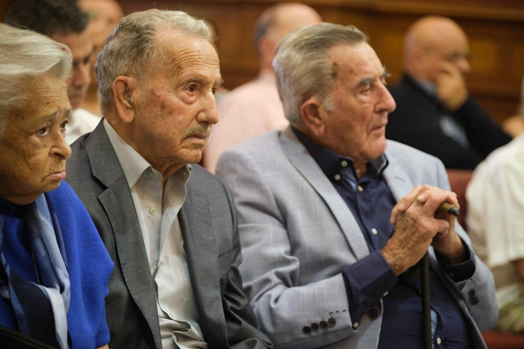 Homanaje a Juan Viñas en el Ayuntamiento de Santa Cruz