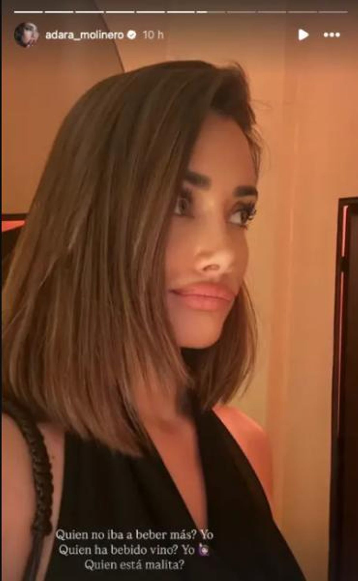 Story de Adara Molinero