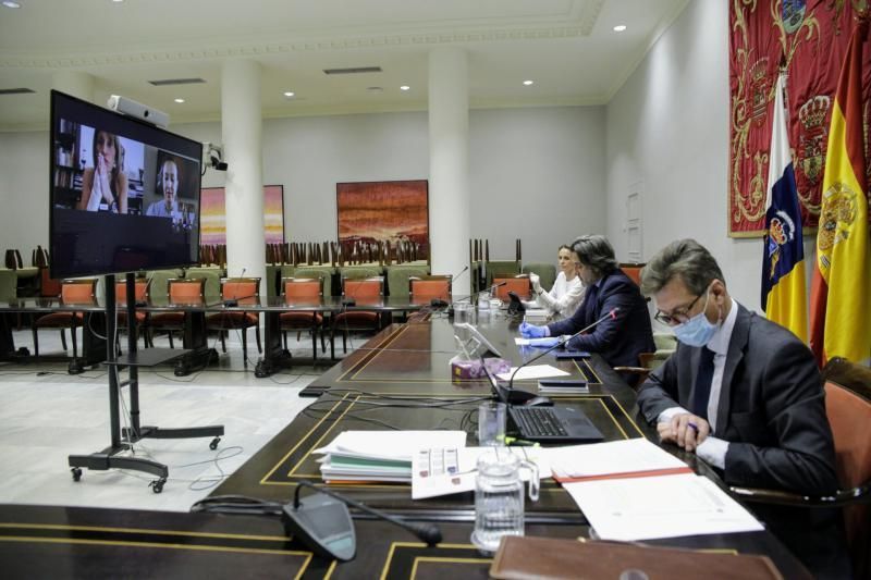 Reunión de la Mesa del Parlamento Gustavo Matos presidente del parlamento .   | 14/05/2020 | Fotógrafo: Delia Padrón