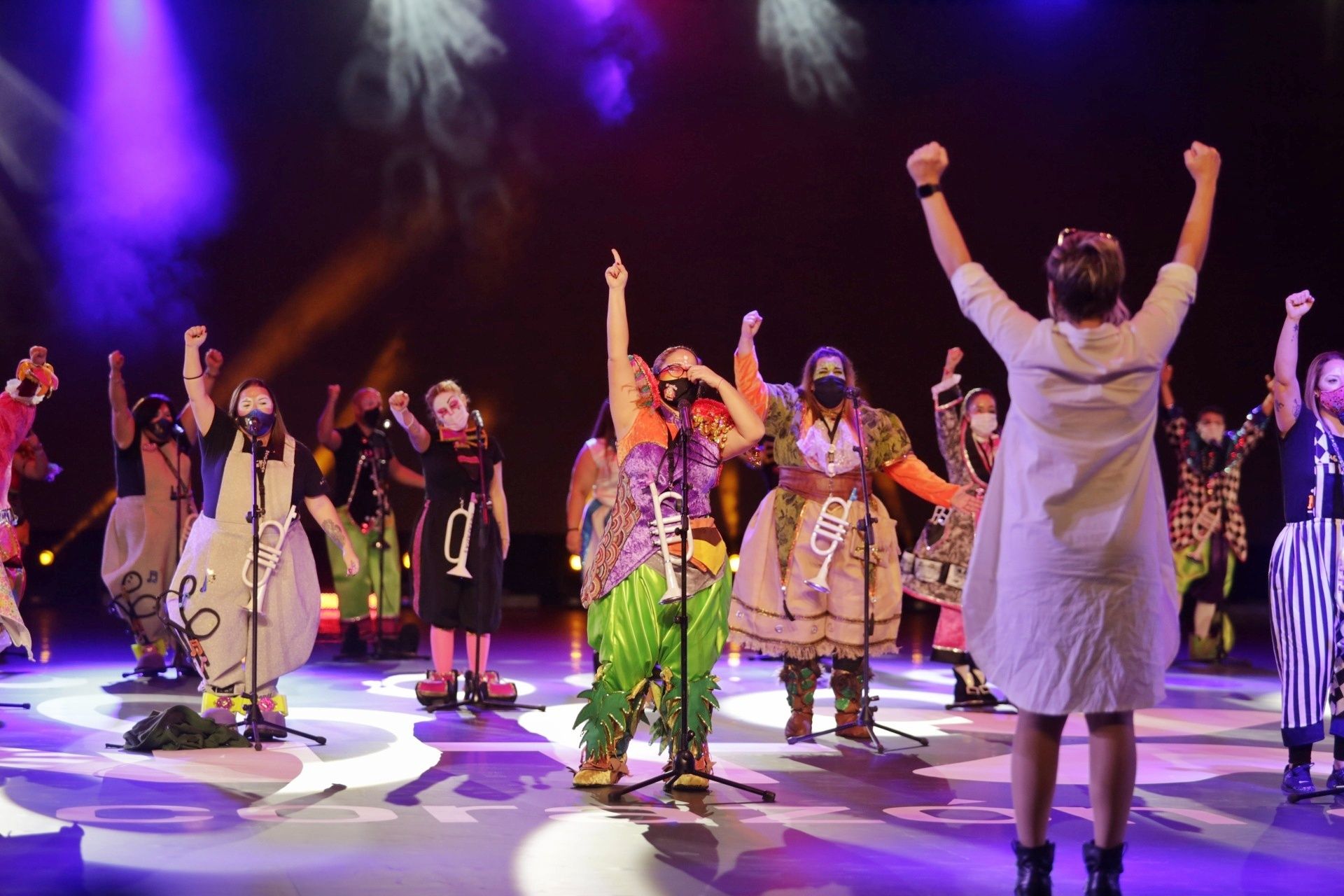Grabación de las murgas para el Carnaval Virtual