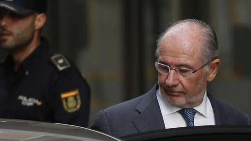 Rodrigo Rato, tras declarar la semana pasada.