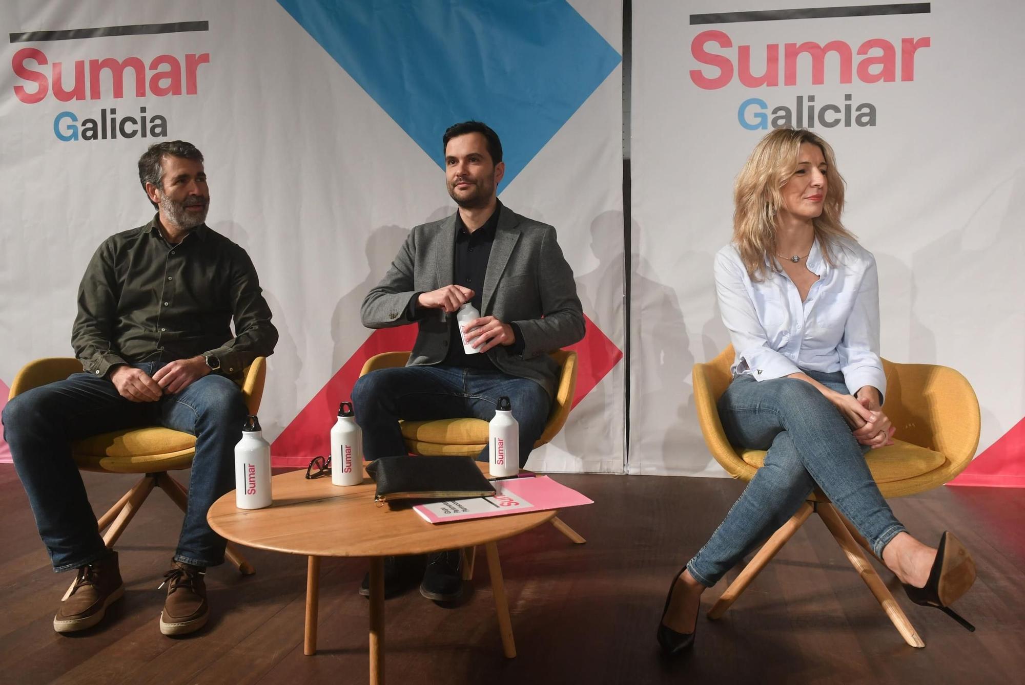 Yolanda Díaz llama a PSdeG y BNG a "caminar juntos" con Sumar Galicia para gobernar la Xunta