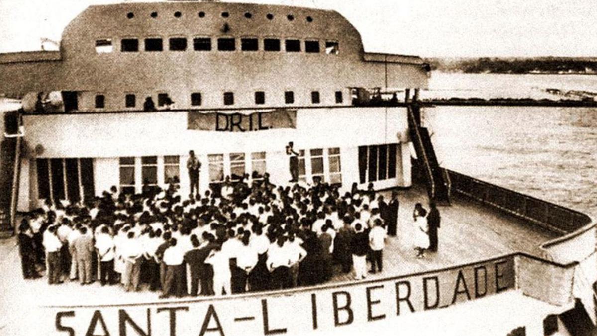El 'Santa María', rebautizado como 'Salta Liberdade' durante el secuestro.