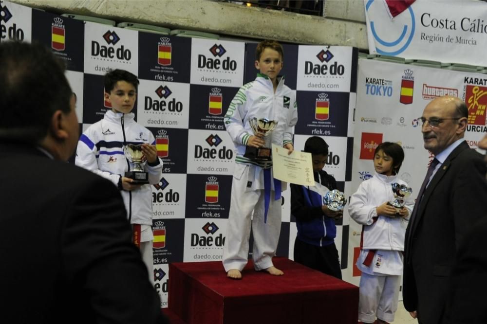 Podium del Campeonato de Kárate