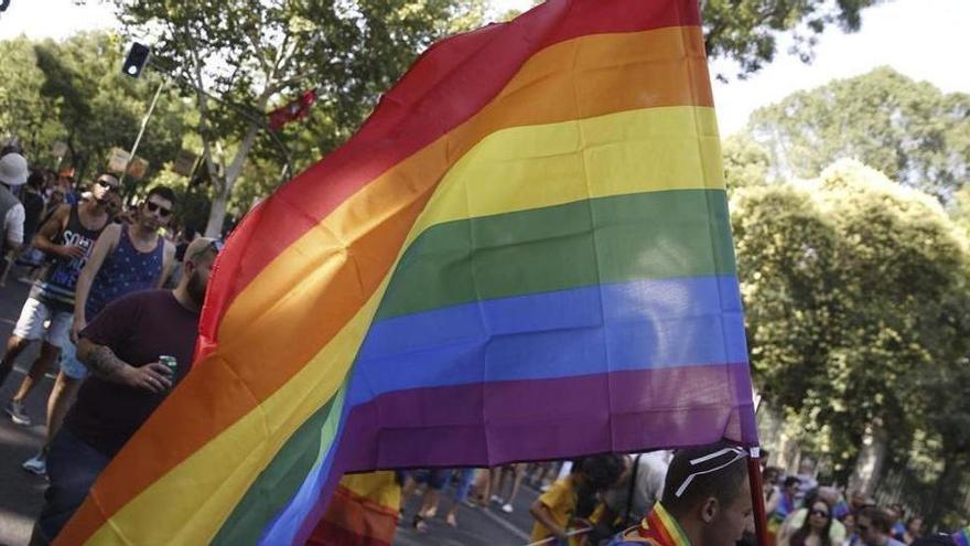 Denuncian la quema de una bandera LGTBI en Almáchar