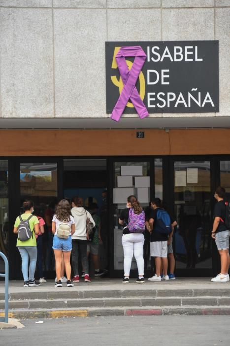 Vuelta al cole de los alumnos de Secundaria