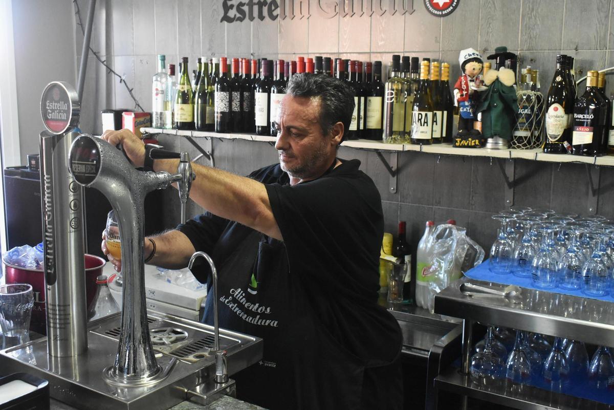 Javier Criado, dueño del bar Catovi.