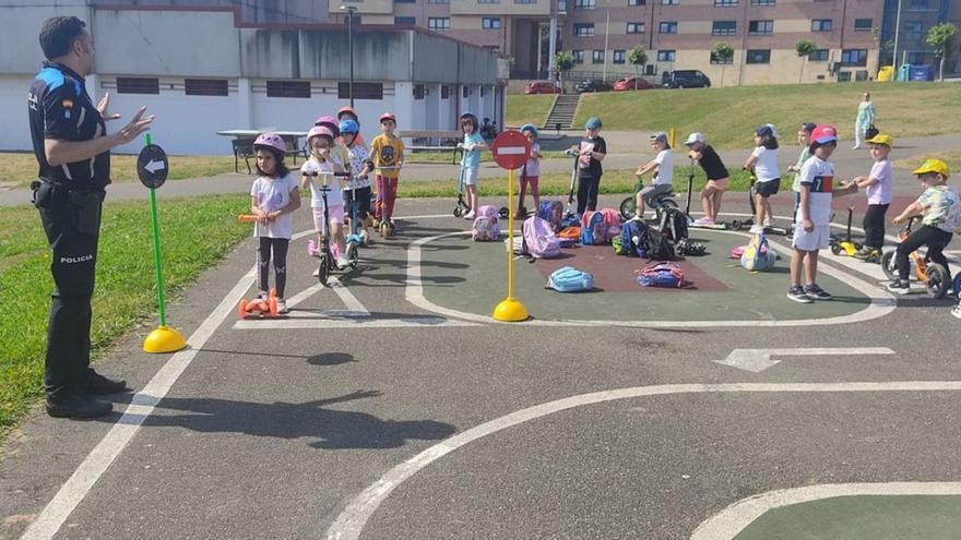 Lecciones de educación vial en Los Campos |