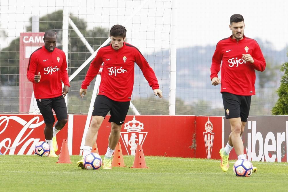 Entrenamiento del Sporting