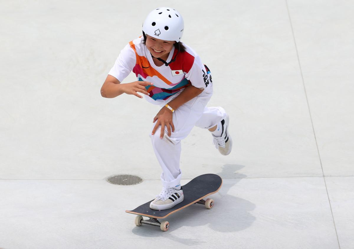 Nishiya Mimijo guanya la medalla d’or en monopatí amb tan sols 13 anys
