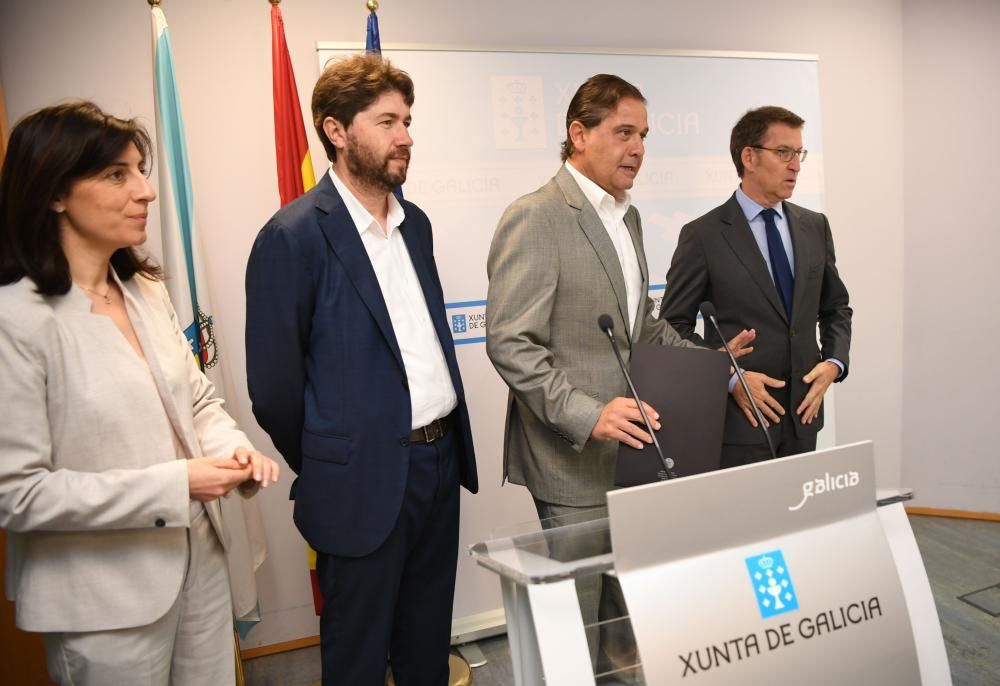 La empresa firma un protocolo que obliga al Concello de Arteixo a formalizar el contrato de suministro de agua en un plazo de seis meses.