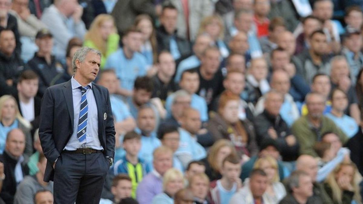 Mourinho, el día que el Chelsea jugó ante el Manchester City.