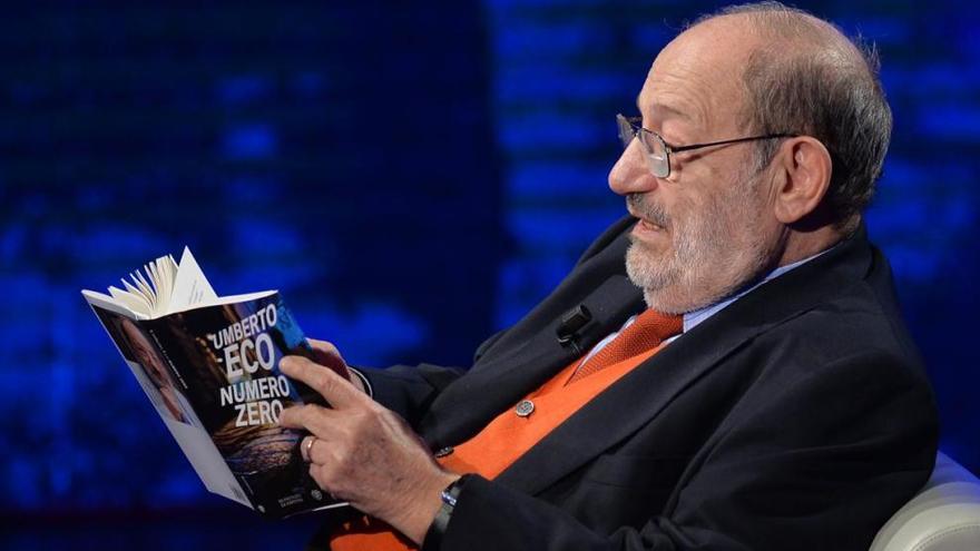 L&#039;ecriptor Umberto Eco.