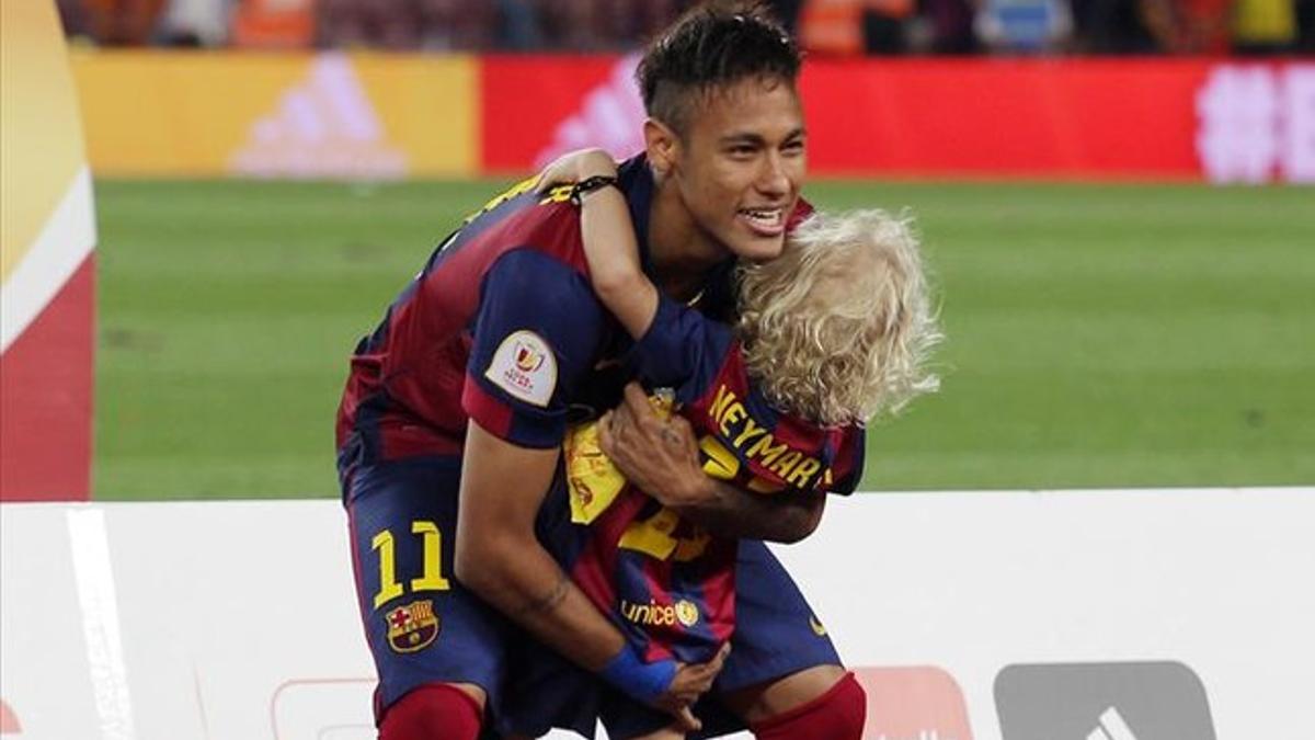 Neymar quiere que su hijo sea mejor que él