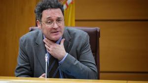 El Fiscal General del Estado, Álvaro García Ortiz, durante su comparecencia en la Comisión de Justicia, en el Senado