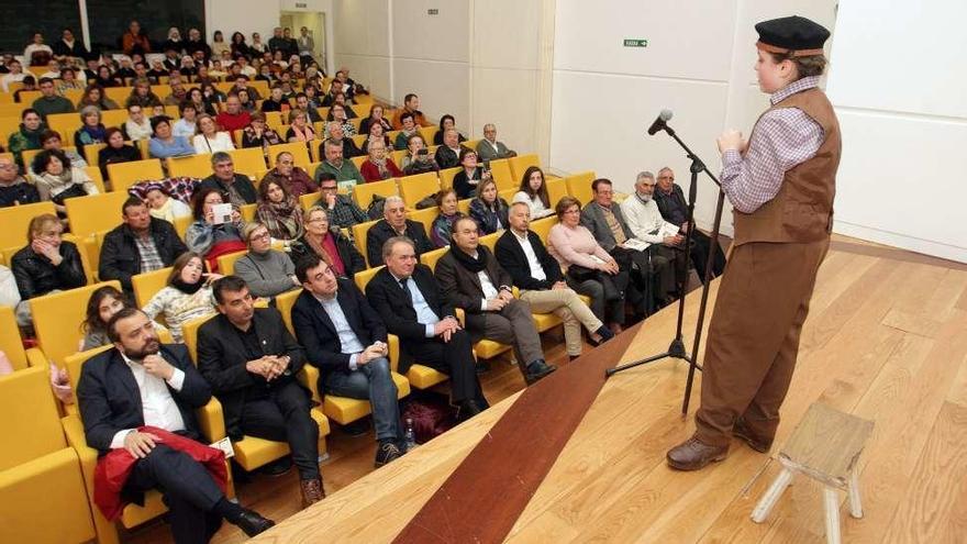 Monólogo dunha das alumnas do CEIP O Foxo. // Conchi Paz