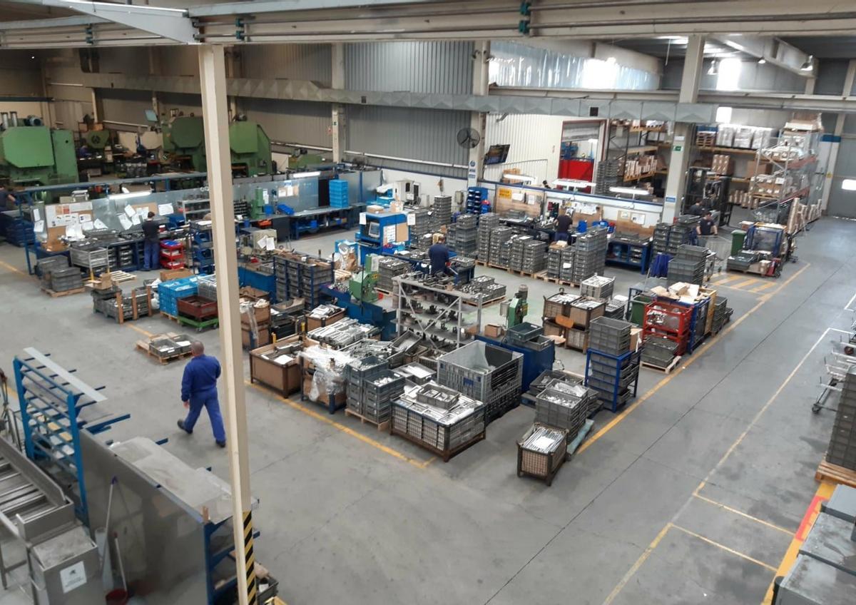 Interior de la planta de mercanizados MRF, uno de los proveedores que ya trabaja para el sector de la defensa