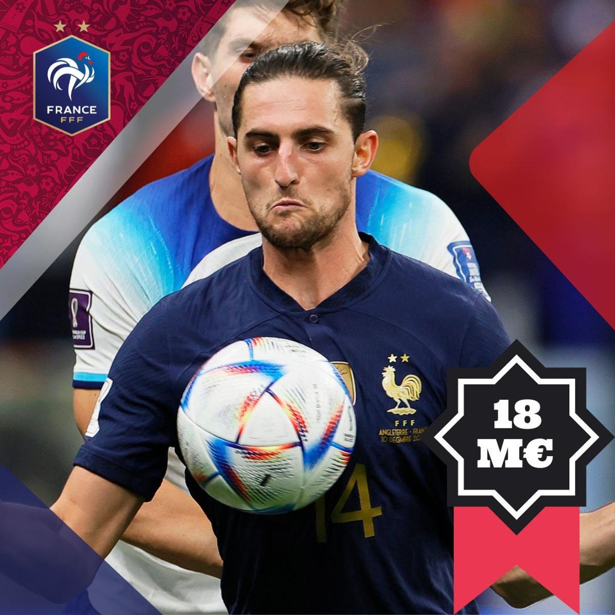 Afrien Rabiot - 18 millones de euros