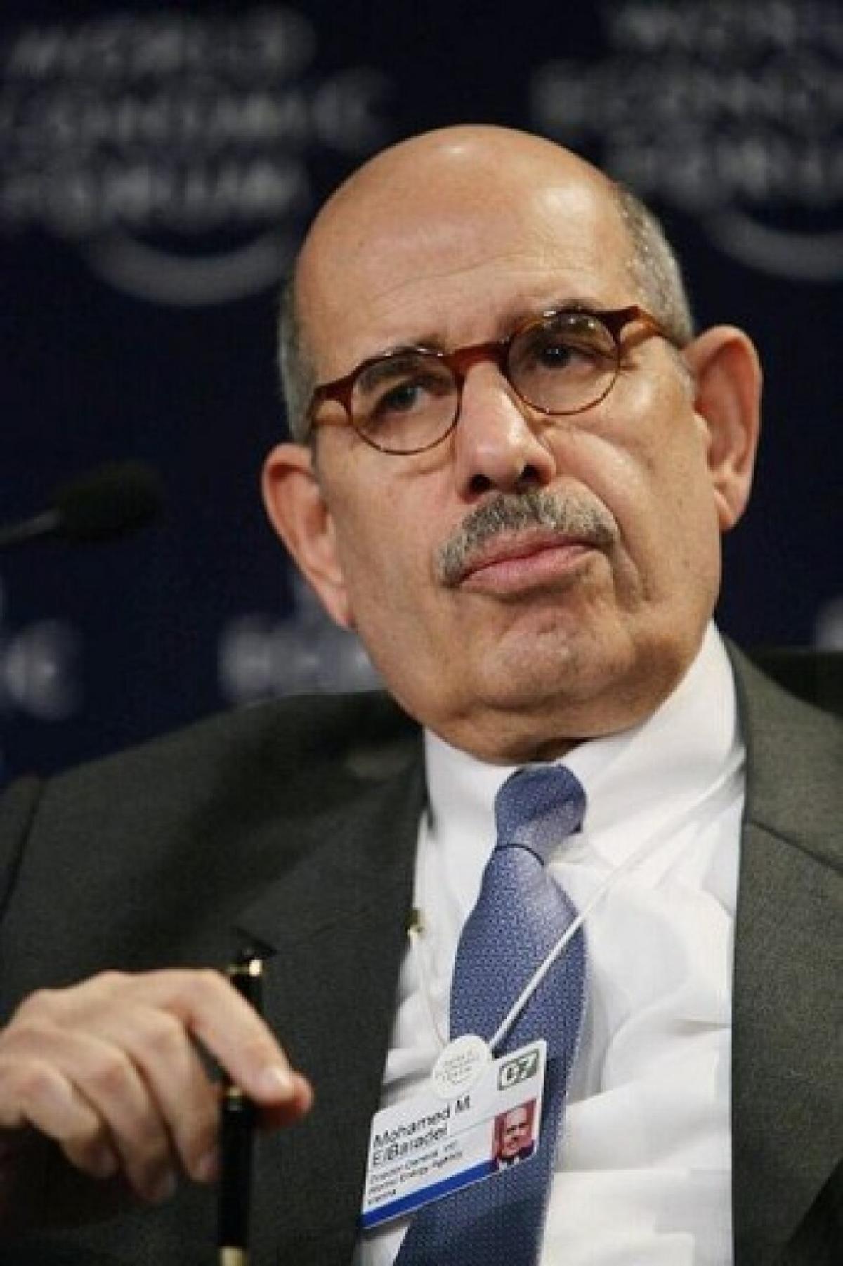 Mohamed Mustafa el-Baradei, diplomático, jurista y político egipcio que entre 1997 y 2009 fue director general de la Agencia Internacional de Energía Atómica.