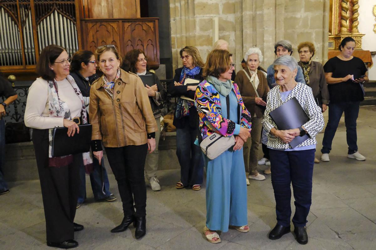 Ensayo del Coro que cantará a León XIV en la Catedral de Santa Ana Ensayo del Coro que cantará a León XIV en la Catedral de Santa Ana
