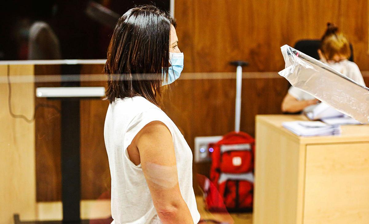 Aída Alcaraz durante el juicio celebrado el pasado mes de mayo en Eivissa.
