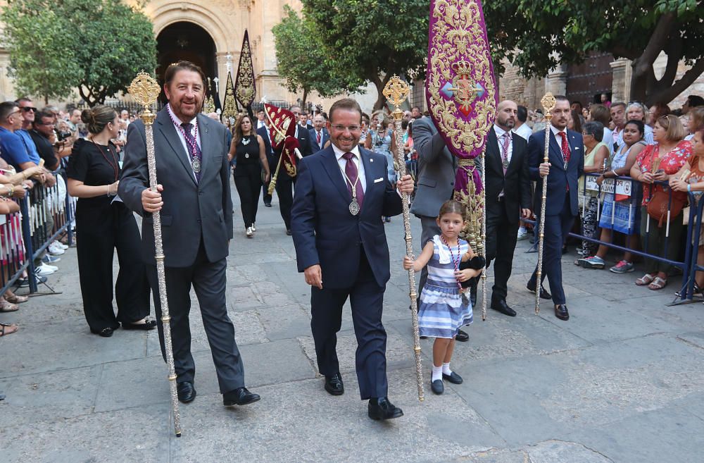 Procesión de la Virgen de la Victoria en Málaga